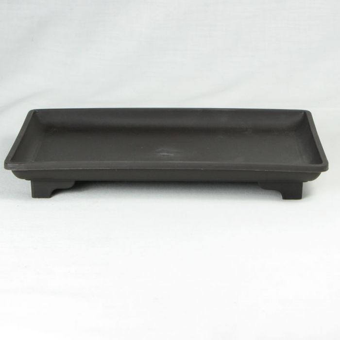 Japanese Black Plastic Humidity Drip Tray for Bonsai Tree 13.25"x 9.25"x 0.75" 