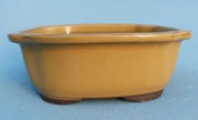 Oval Glazed Japanese Made Bonsai Pot - 8"