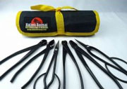 Bonsai Tool Kit - 6 Piece Set of Small Black Carbon Steel Tools