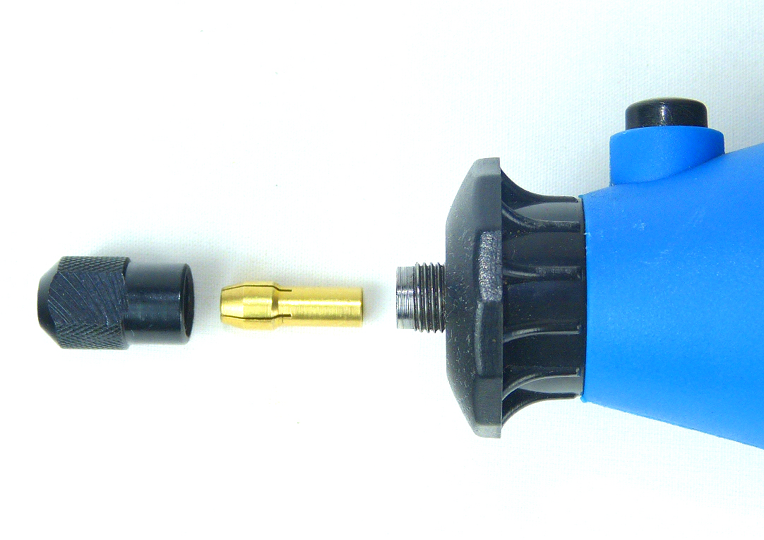 Collet and nut mounting